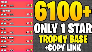 6100+ Killer New Th17 Legend League Base With Link | Th17 Trophy Pushing Base With Link | COC