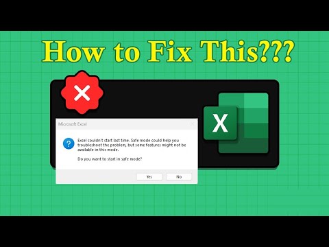 Don’t Panic! Here’s What to Do If Excel Couldn't Start Last Time? | Excel Tech & Tricks