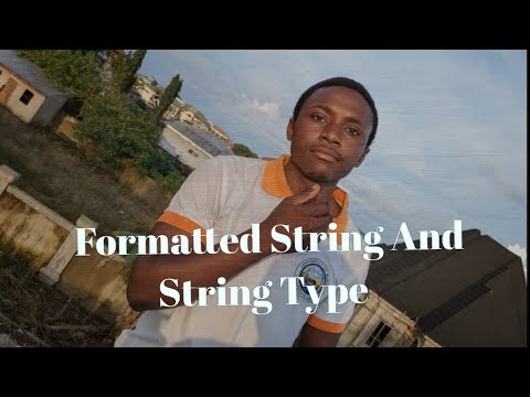 formatted String And string type#string#type#learn#python#e-learning