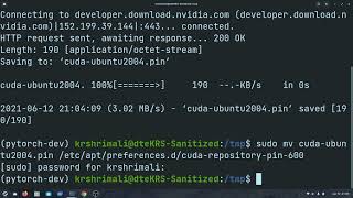 Building PyTorch from source (Linux)