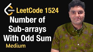 Number of Sub-arrays With Odd Sum - Leetcode 1524 - Python