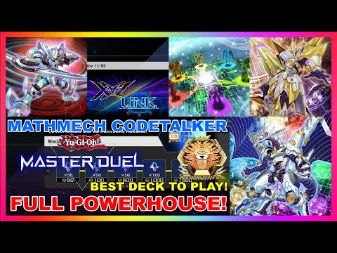 MATHMECH CODETALKER DOMINATES The New XYZ x Link Festival! | Yu-Gi-Oh! Master Duel