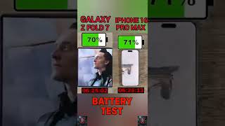 Galaxy Z Fold 7 vs iPhone 16 Pro Max – Battery Battle of the Giants! 🔋📱
