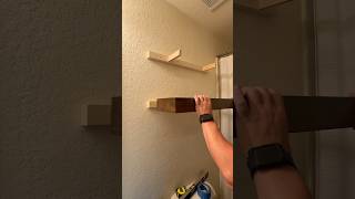 Simple floating shelves #woodworking #floatingshelves #dit #howto