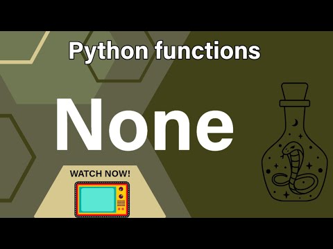 tutorial on None keyword in python 🐍| PYTHON programing language for beginners 2023