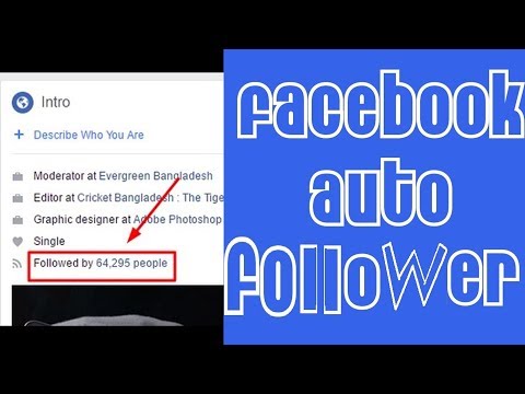 How To Get Unlimited Auto Followers On Facebook 2017-18