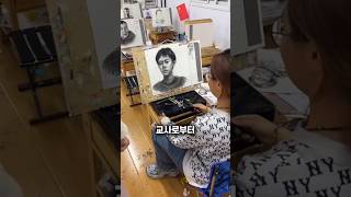 중국의 미술학생😱