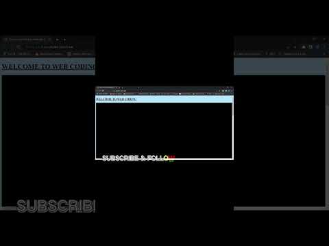 How to add video in html#css#html #javascript #shorts