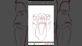 Brahma Vector Art|| Vector Art Tutorial  #cyberart #vectorartwork #drawing #digitalart #art