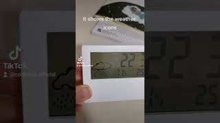 Super simple and super worthy #clock #termometer #tiktokfinds2023 #desk #deskorganization