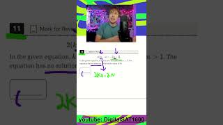 Digital SAT Math: No Solution (Linear Equations)
