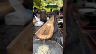 【KAMAKURA】Chayakado,Nagashi Somen is very popular in Kamakura! Somen eaten in nature is exceptional!