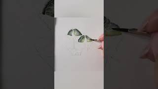 Pineapple Water Color Painting🍍 #watercolor #artist #artvideo #arthelp #painting #pineappledrawing
