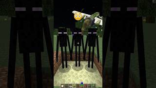 Saved Village With Dogs & Time Freeze vs Emoji Reaction #minecraft #shorts #meme
