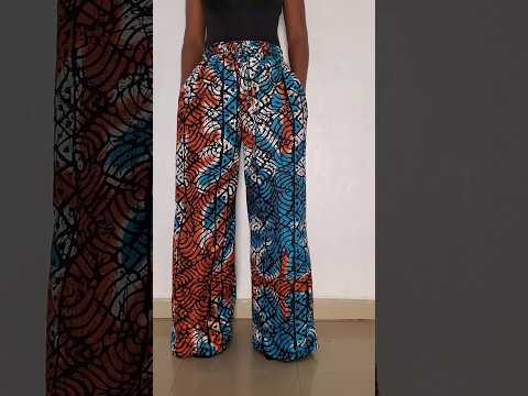 Elastic waistband baggy pants. Have you seen this tutorial yet?#sewingtutorial #diy