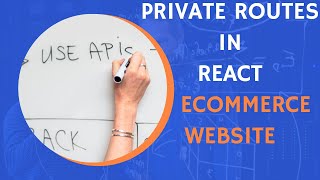 🔥 Private Routes in React JS | Managing Login pages |ecommerce website using React JS | Hindi