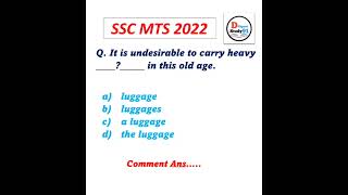 English fill in the blanks #noun #ssc_mts #shorts #ssc #english