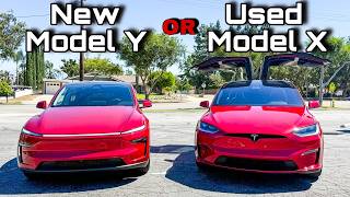 Should you BUY a NEW Tesla Model Y (Juniper) or a USED Model X? The Facts!