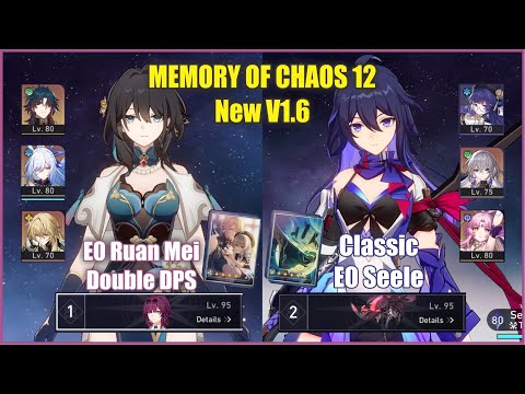 Blade Jingliu x Ruan Mei & Seele Memory of Chaos 12 | Honkai Star Rail 1.6