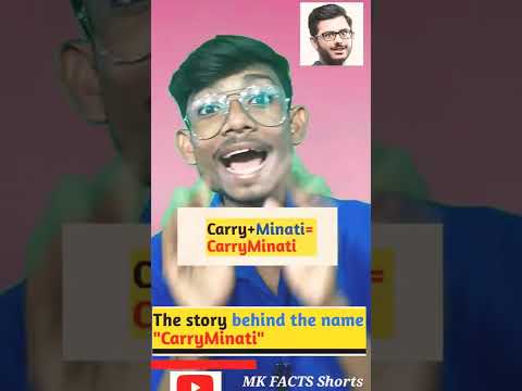 The story behind the name "CarryMinati". #shorts