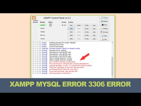 Resolve XAMPP MySQL Port 3306 Error