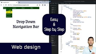 how to design navigation bar /-