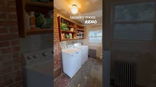 Reno my LAUNDRY ROOM with me! #homerenovation #laundryroom #diyproject