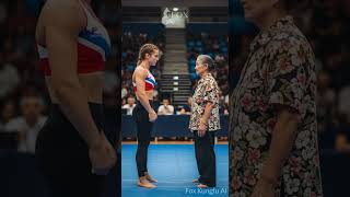 Xingbao Kung Fu Beauty STUNS Muscular Fighter with Epic Knockout! | Fox Kung Fu AI