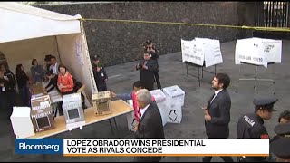 Mexico's Lopez Obrador Wins Presidential Vote as Rivals Concede