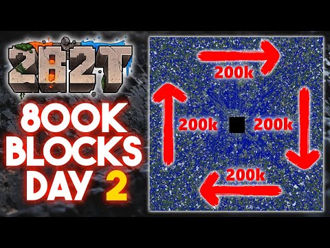 2b2t: 800k blocks, day 2.