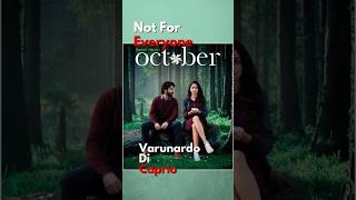 October Movie Review | Cinepious #varundhawan #ytshort #100dayschallenge #cinepious #shoojitsircar