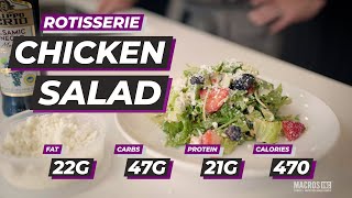 High Protein Quick Rotisserie Chicken Salad