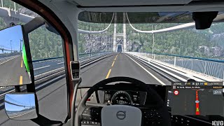 Euro Truck Simulator 2 - Kristiansand to Bergen - Scandinavia Gameplay (PC UHD) [4K60FPS]