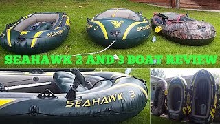 Intex Seahawk 2 and 3 Boat Review! - Great Boat!