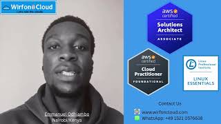 Student Success Story - How I Passed 3 Tech Certifications with WirfonCloud | Emmanuel's Journey