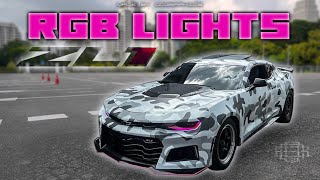 INSTALLING RGB LIGHTS ON MY FBO/CAMMED CAMARO ZL1