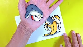 Cool Art Bananita Dolphinita | ITALIAN BRAINROT Anomaly PAPER CRAFTS For Fans