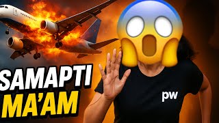 “Real Footage: Samapti Ma’am Survives the Unexpected! 😱 | PW”