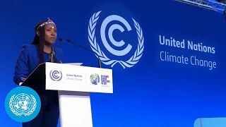 Open your Hearts & Act - Elizabeth Wathuti at #COP26 | Climate Action | United Nations