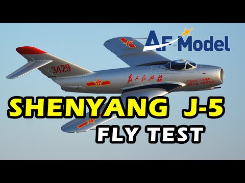 AFmodel MIG-17 FLY TEST，BIG RC EDF PLANE，中国歼五像真90涵道航模完全测评
