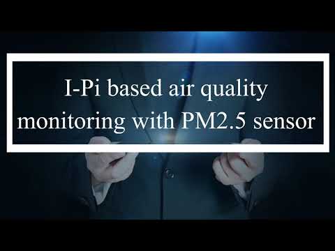 I-Pi based air quality monitoring with PM2.5 sensor