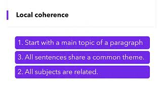 Academic writing: Cohesion & Coherence