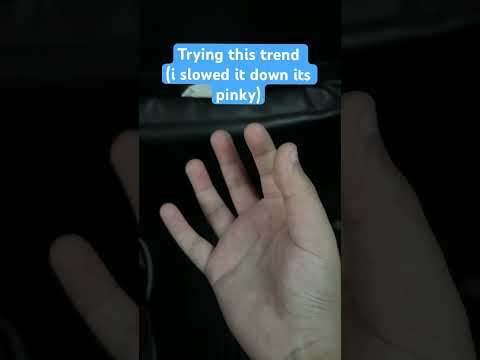 I slowed it down its pinky #fypシ゚ #trend