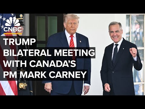 President Trump meets with Canada’s Prime Minister Mark Carney at the White House — 5/6/2025