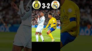 Al-nassr vs Real Madrid 🤯 | Ronaldo vs Ambapa 🔥#football #ronaldo #shorts #realmadrid #alnassr🇵🇹vs🇫🇷