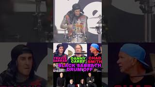 Travis Barker Drum Off VS Chad Smith & Danny Carey at Black Sabbath Final Show #ozzyosbourne #drumz