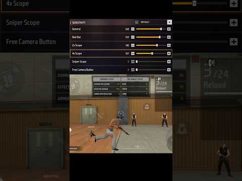 Brazilian pro sensitivity free fire 2025🎯|Auto headshot tricks#shorts #shortsfeed