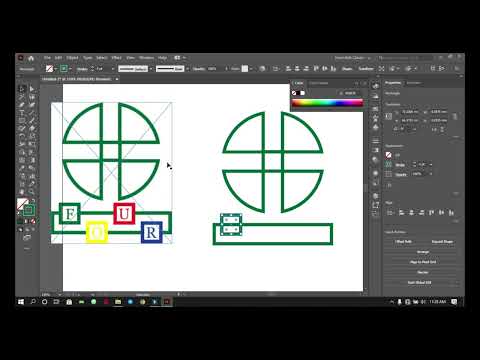 How To Draw Any  Logo In Polygon & Circle | Adobe Illustrator Tutorials | Space Computer | 2023