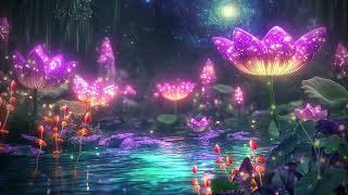 Magical Night 💜 Soul Soothing Sleep Music 🎵 Fall Asleep Fast & Easy