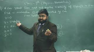 how to solve Motion numerical class 9 @PW-Foundation